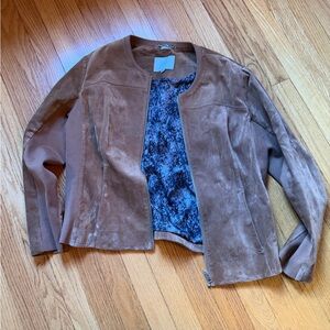 Soia & Kyo Suede Jacket Brown XXL